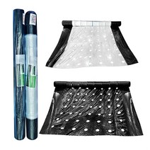 유공비닐 농사용 흑색 검정 배색 농사용 텃밭 양파 마늘 멀칭비닐 고정핀, 유공0.02mm 흑색150x200(14x14cm/9구)