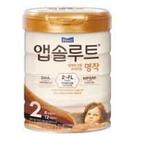 앱솔루트 프리미엄 명작 분유 2단계, 8개, 800g