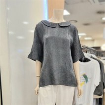 안지크 NC09 인견 카라 블라우스 DG2BL5170-DG