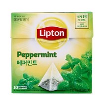 립톤 페퍼민트 허브티 10T, 12g, 10개입, 1개