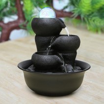 연못분수 가정용 인공폭포 실내 분수대 물레방아 조경, 단일사이즈