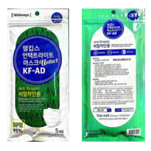 웰킵스 국산 비말 차단 kfad 마스크 30매 공적 비말차단용 덴탈, 5개입, 6팩