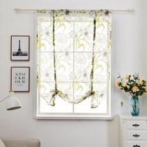 창문커튼 패브릭 가리개 공간분리 베란다가림막 주방창문 커튼 주방 짧은 커튼 디바이더 쉬어 드레이프 패널 스크린 roman 커튼 인쇄 커튼 거실 tulle door window