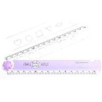 컴팩트사이즈 접이식 30cm 모양자 직선그리기 상상력 수학기자재 교육기관