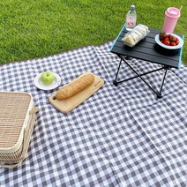 감성 피크닉매트 대형 방수 돗자리 캠핑매트 비치 야외용, (브라운)