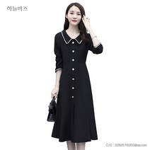 빅 사이즈 여성 원피스 허리를 여미고 날씬해 보여 뉴타임즈 C10 M236M393