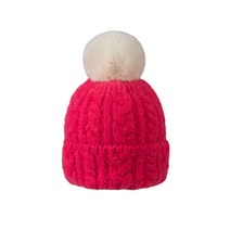 RECLOW 니트 방울비니 핑크