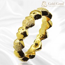 24k 여자 순금 반짝이 하트 반지 1돈 3.75g