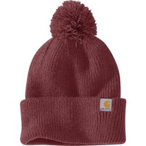 칼하트 여성 니트 폼 커프드 비니 모자