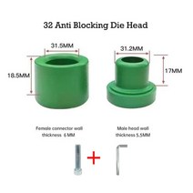 20/25/32mm 비 점착성 가정용 PPR 핫멜트 플라스틱 용접기 금형 수도관 핫 컨테이너 다이헤드 퓨저에 붙, 02 32mm