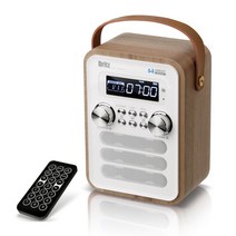 브리츠 휴대용 블루투스 스피커 BA-C7 PLUS / 최대 8시간 핸즈프리 FM라디오 시계 뮤직 플레이어 가능 알람 / 카페 매장 거실 인테리어 명절 크리스마스 생일 단체 선물