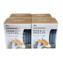 생활미소 하루한장 일회용 무흠집 수세미, 10개입, 12개