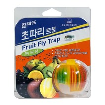 킬파프 초파리 트랩 15mlx4개 음식물 과일 초파리 해충 날파리 방충 퇴치 살충제, 4팩, 15ml