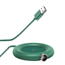 머그컵 데우는 USB컵워머/ 따뜻한 우유 두유 데워먹기, USB 컵워머 M306 그린, USB 컵워머 본상품선택