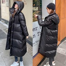 학생 롱패딩 스타일 겨울 점퍼 후드 패딩 경량 캐주얼 후드 직장인 따뜻한 여행 가벼운 예쁜 점퍼 여성
