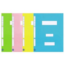 =대용량 컬러 정부화일 A4 10개입, 연두(436430)
