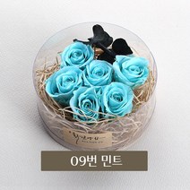 화연양화 미니장미 6개입 보존화 시들지않는생화 꽃머리, 09 민트