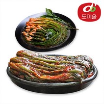 [KT알파쇼핑][도미솔] 박미희 갓김치 2kg+파김치 1kg