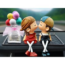 뉴타임즈8 차량용 피규어 차내 액세서리 창의 차 향수 장식 자동차 용품 러블리 장식품 대전 차 위의 고급여 QH13 A18, 10 슈트, 1개