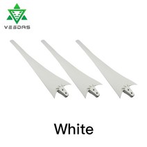 소형 풍력 가정용 발전기 직경 135mm 3/5/6 베인 블레이드 S/M 터빈 허브 모, 08 3 White Wind Blades