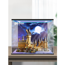 레고 71043 해리포터 호그와트 성 아크릴 케이스 보관 함, H 디럭스 에디션 조명세트 케이스X