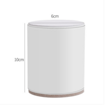 3컬러 책상높이기 폴딩박스 높이조절발 서랍장 우드슬랩다리 HS3, 6x높이10cm원형화이트