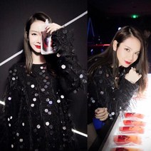 한스마켓 루즈핏 스팽글 반짝이 스웨터