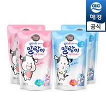 [KT알파쇼핑]샤워메이트 말랑카우 버블 핸드워시 리필 250mlx4개, 구분/말랑카우버블핸드워시리필250mlx4개(딸기)