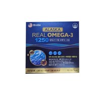 자연상태의 깨끗한 오메가3 알래스카 REAL 오메가3 1250 180캡슐 X 2 병