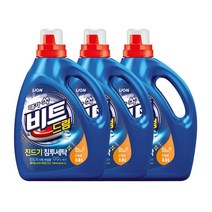 비트 때가 쏙 액체세제 드럼용 본품, 3L, 3개