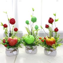 조아트 풍수 인테리어소품 청사과 조화화분 재물운 금전운, 03_청사과 조화화분 중