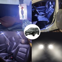 싼타페 CM DM 더프라임 TM LED 번호판등 실내등 후진등 (2개1세트), 싼타페 더프라임(15~18년), 번호판등 T10 / 2개, 2개