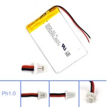 소형 애완동물 위치추적기 404261 3.7V 1400mAh 충전식 JST 2Pin 플러그 리튬 폴리머 이온 배터리 gps 추적, 01 2Pin 1.0