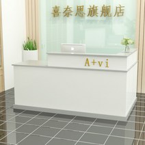 카운터 안내 데스크 L자 심플 계산대, AC_100x60x100cm