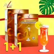 [파워칵테일 1+1+ Gift ] 독일피엠 독일PM쥬스 피트라인 파워칵테일 15g x 60포 2개월분_, 2박스