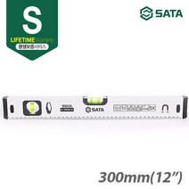 자석수평기 마그네틱 수평계 수평대 사타, 자석 12인치 300mm 91611A, 1개