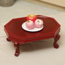 단청공예 아랑 팔각 다과상, 색상:B형