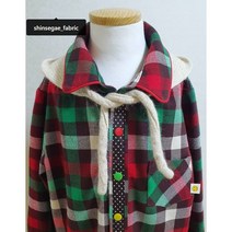 면100 피치기모 해피트리(크리스마스 캠핑라인)