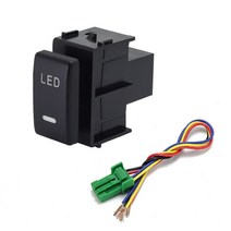 자동차부품1pc X-TRAIL LIVINA 주크 LED DRL 주간 주행 조명 전자 개 레이더 스티어링 휠 난방 스위치 버튼, 02 LED