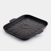 퀸센스 New 훼밀리 사각 고기구이 불판 31X27Cm, 단품