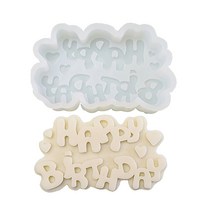 메리 크리스마스 생일 생일 실리콘 곰팡이 프로젝트 액세서리 가정용 무스 케이크 캔들 석고 제작, 2