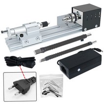 소형 탁상 미니 선반 비즈 폴리셔 기계 Diy 가공 조절 가능한 회전 도구 부처님 진주 연삭, 02 EU Plug Set A