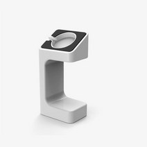 애플 워치용 충전기 홀더 충전기 독 스테이션 홀더 시계 밴드 마운트 스탠드 시리즈 1 2 3 42mm 38mm 스마, 02 White