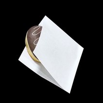 L형 화이트 도너츠 종이봉투 18X18cm 500매, 본상품선택