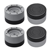 14pcs 진동 방지 와셔 피트 패드 범용 세탁기 미끄럼 방지 롤러 키트 가구 리프팅 발베이스, 4pcs 라운드, 협력사