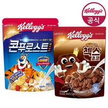 켈로그 인기시리얼 2종(콘푸로스트600g+첵스초코570g), 1개