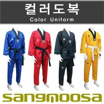 상무사 태권도칼라도복 합기도칼라도복 특공무술칼라도복 태권도시범단도복