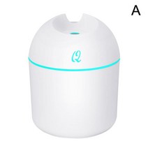 USB 초음파 가습기 자동차 공기 청정기 250ml 아로마 에센셜 오일 디퓨저 Led 라이트 미스트 메이커 가, [01] White