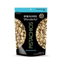 원더풀 피스타치오 (무염) 500G, 옵션1 - 기본포장 (박스or비닐포장) (+0원)