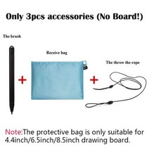 그림그리기패드 전자 칠판 스케치북 스마트 노트 패드 메모 보드, Pen and A5 bag